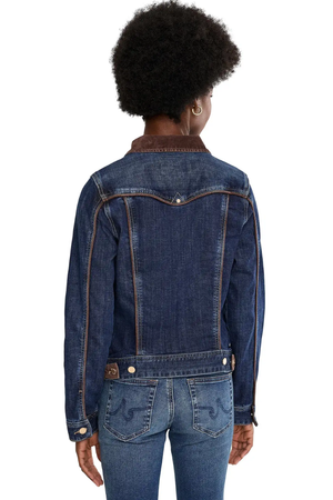 Trucker Jacket with Velvet Detail — Riverwalk