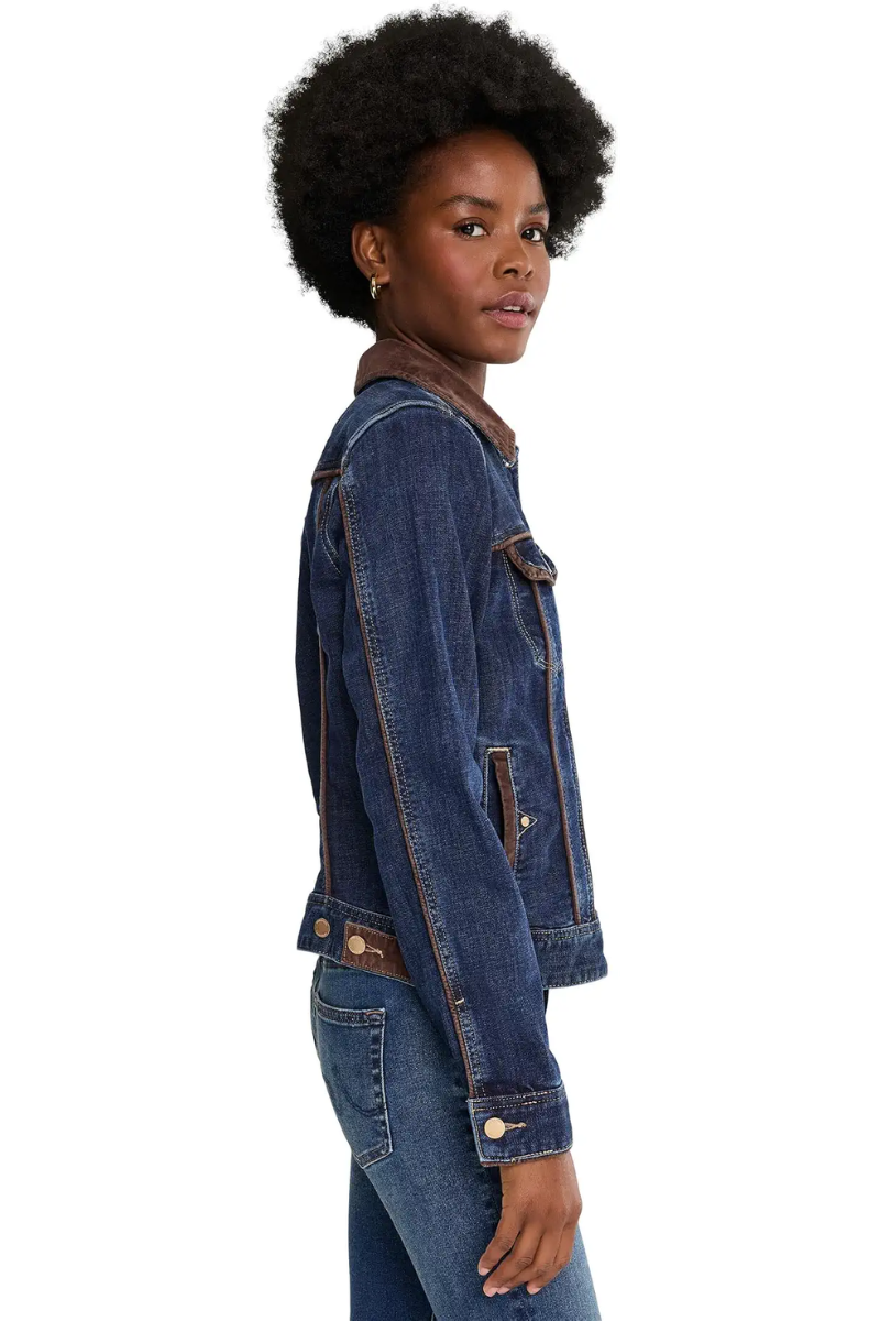 Trucker Jacket with Velvet Detail — Riverwalk