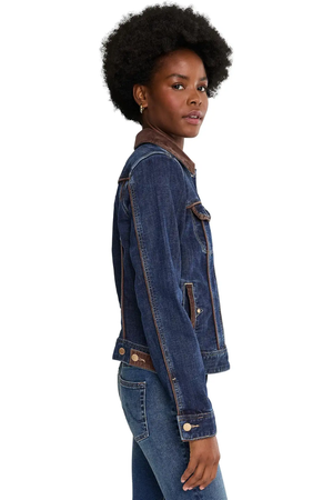 Trucker Jacket with Velvet Detail — Riverwalk