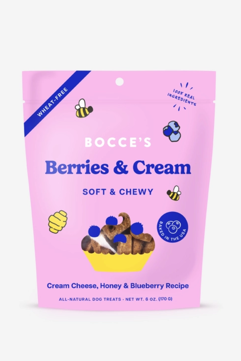 Bocce's Bakery Berries & Cream Soft & Chewy Treats Bocce's Bakery Berries & Cream Soft & Chewy Treats