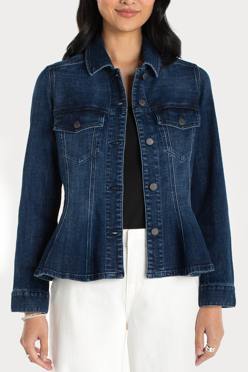 Fit and Flare Trucker Jacket — Delancey