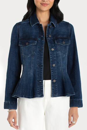 Fit and Flare Trucker Jacket — Delancey