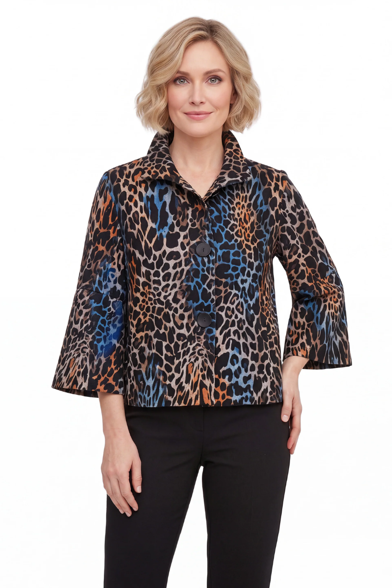 Leopard Print Short Jacket