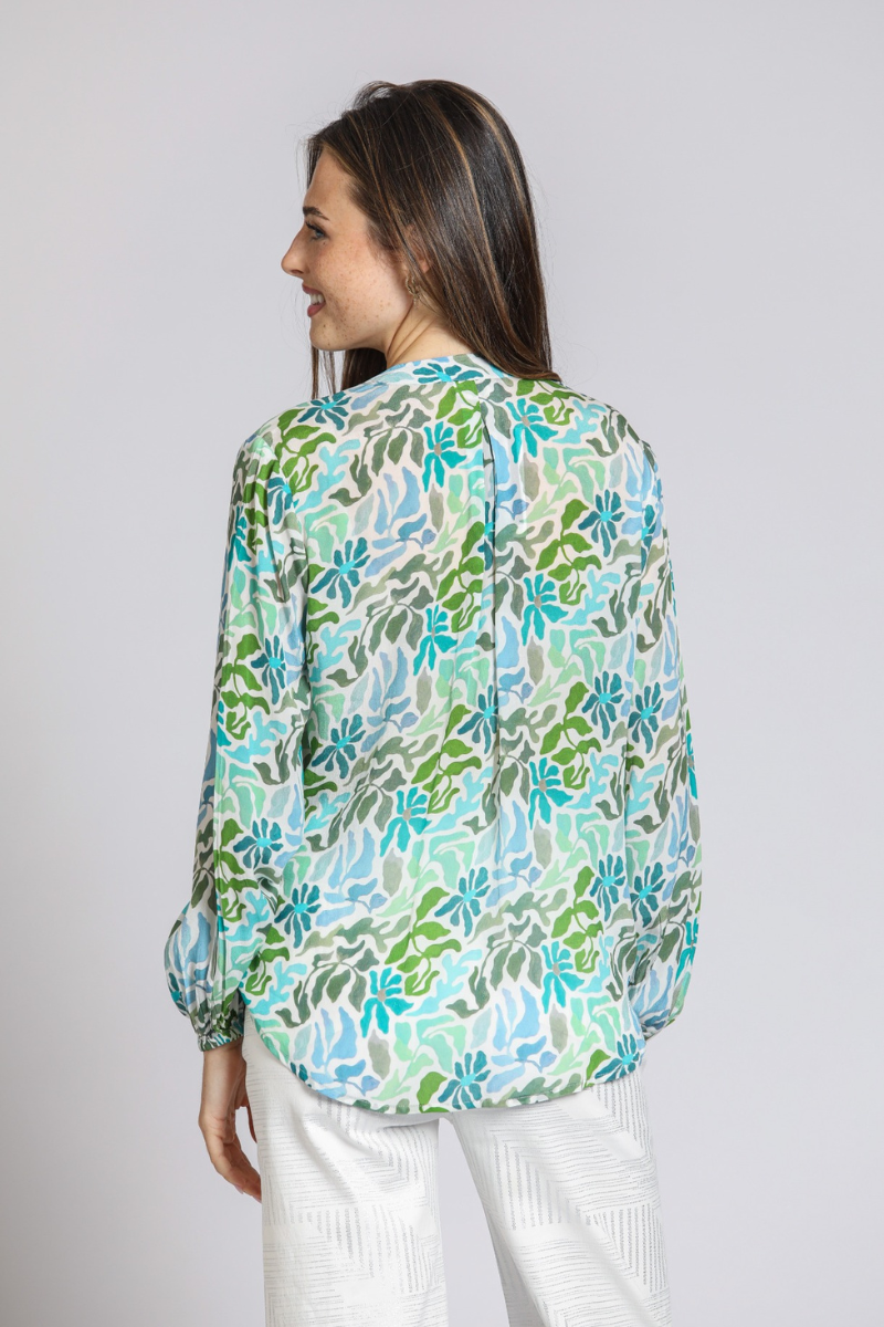 APNY- Green Multi Top