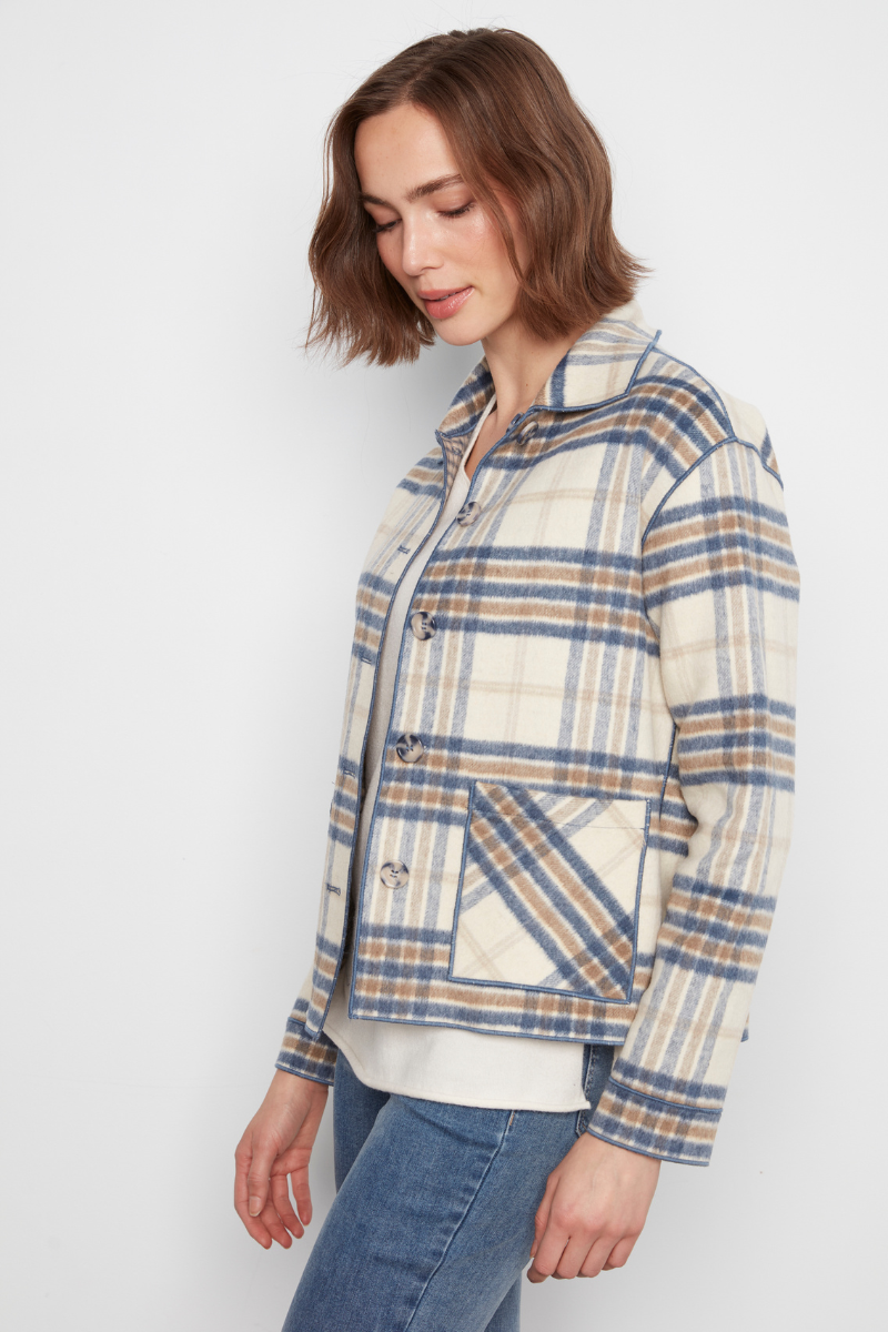 Reversible Jacket — Ecru
