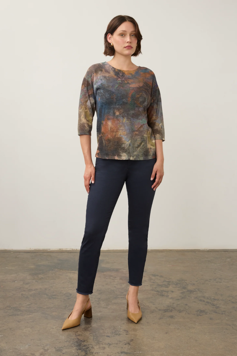FDJ Three-Quarter Sleeve Top — Hedy