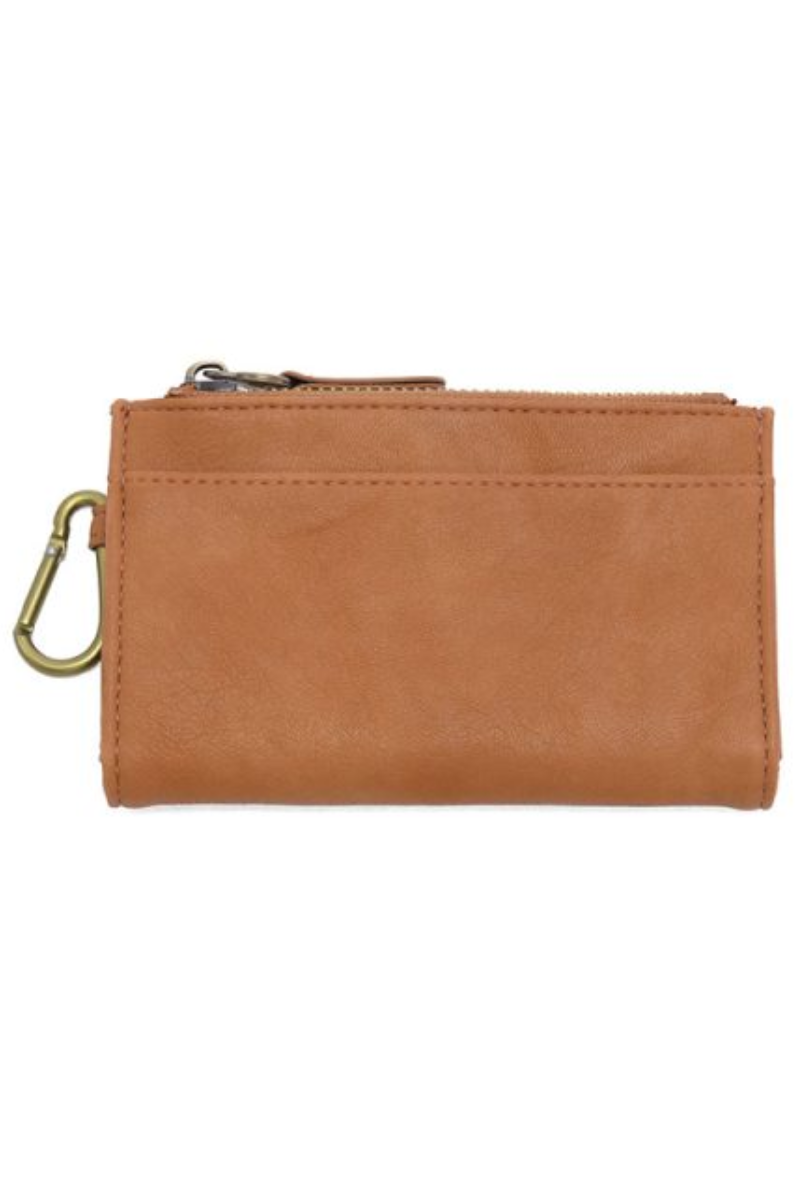 Bobbie Bifold Wallet With Carabiner Tawny