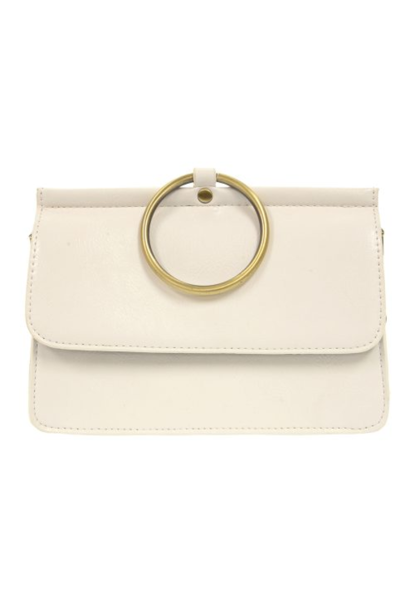 Joy Susan- Aria Ring Bag White