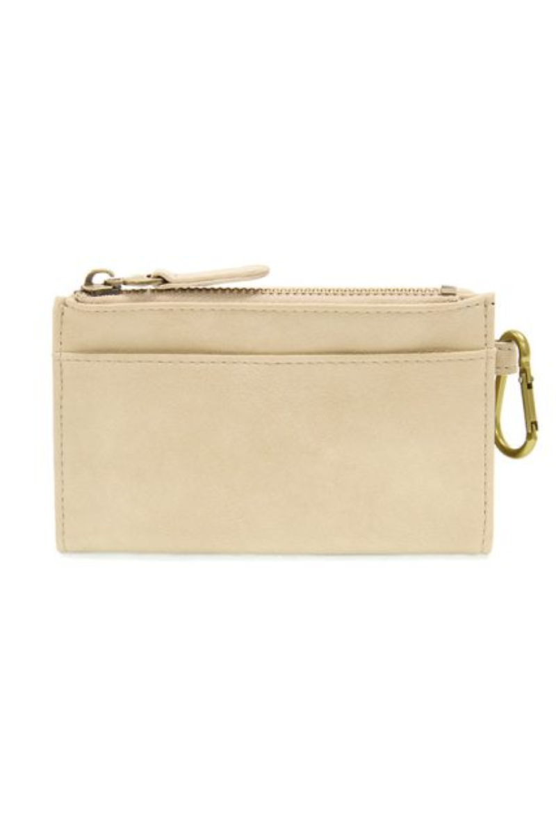 Joy Susan | Bobbie Bifold Wallet With Carabiner Linen