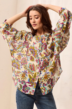 Dolman Sleeve Blouse — Equinox Gold