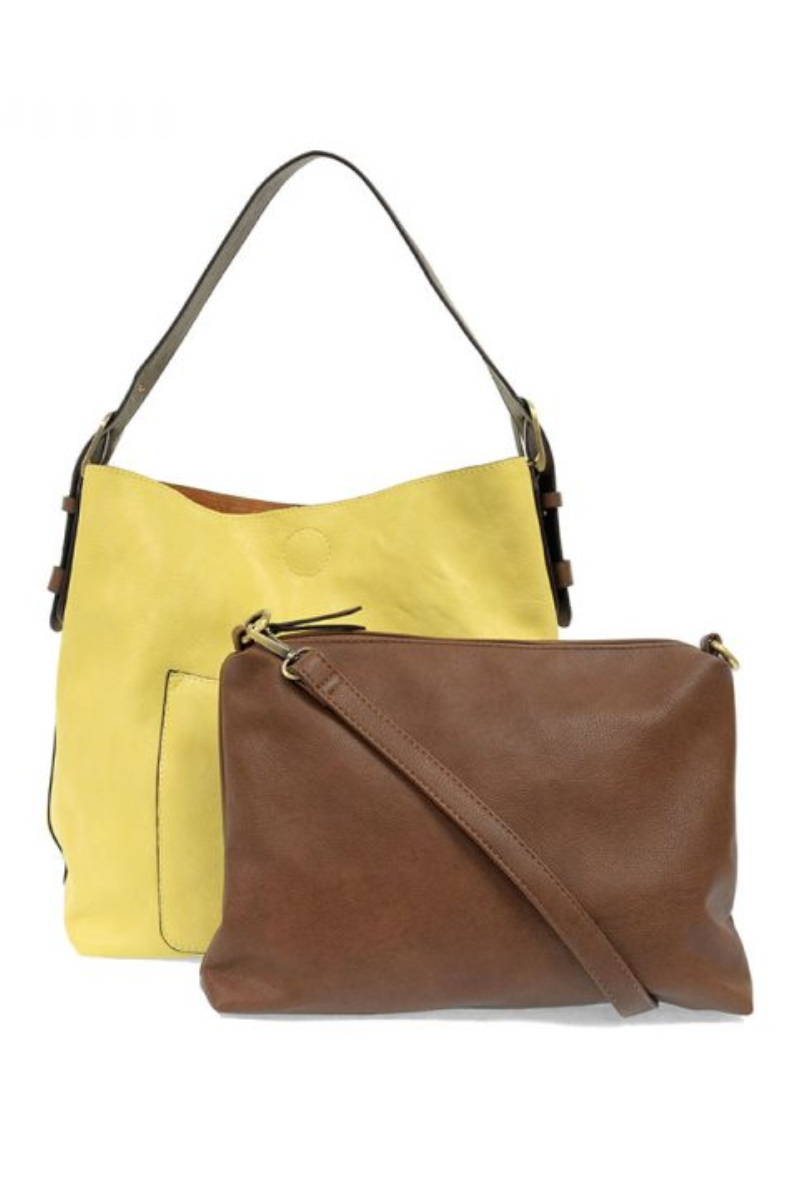 Joy Susan- Classic Hobo Handbag Lemon