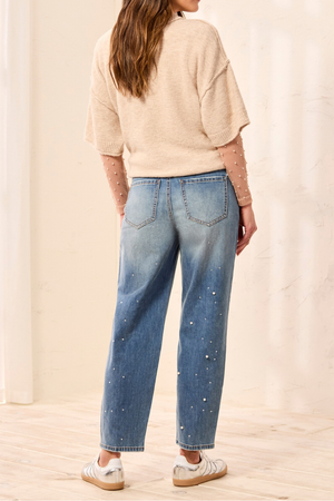 Audrey Barrel Jean with Pearls — Stargazer