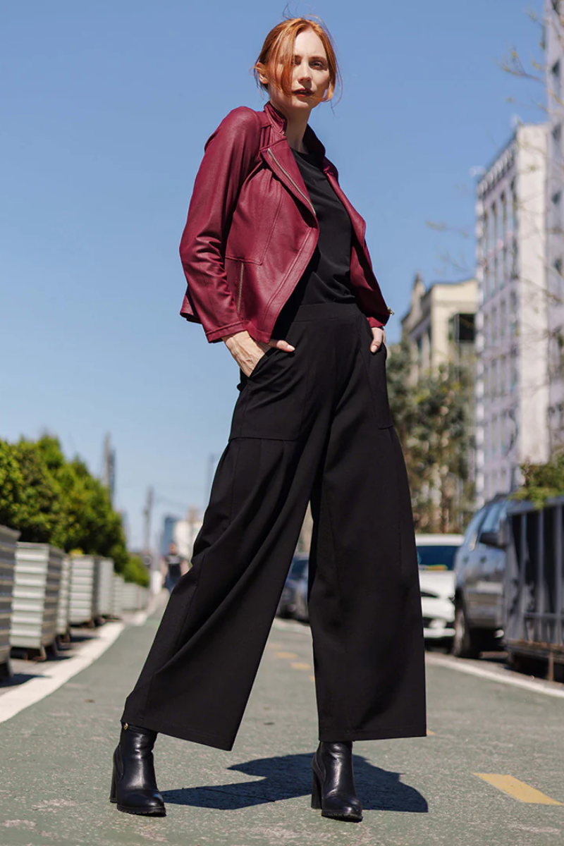 CLARA SUNWOO Wide Leg Pant with Pocket