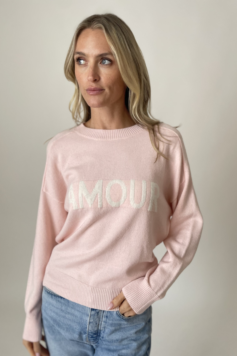 SIX/FIFTY- Pink Amour Sweater