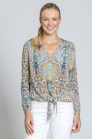 APNY- Green Multi Top