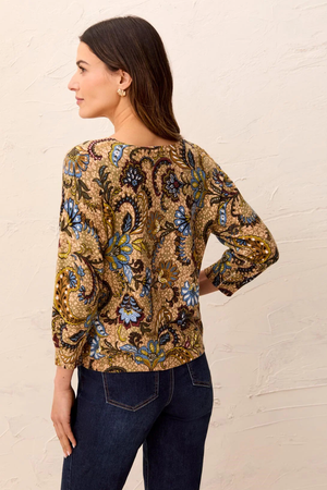 Three-Quarter Sleeve Sweater — Aloe