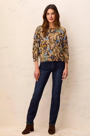 Three-Quarter Sleeve Sweater — Aloe