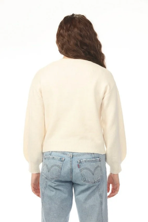 Flower Cardigan — Ivory