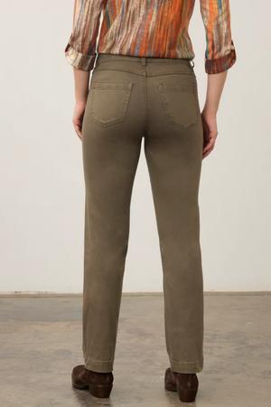 Christina Straight Leg Pant — Olive