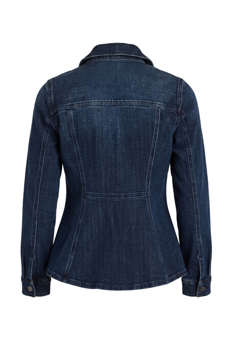 Fit and Flare Trucker Jacket — Delancey