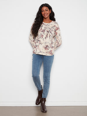 Spotted Print Sweater — Poetry