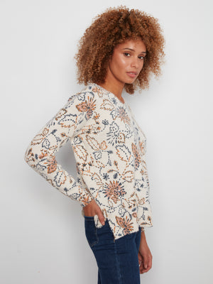 Snowflake Print Sweater