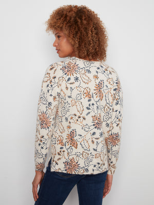 Snowflake Print Sweater