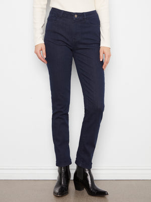 Cuffed Pant — Blue/Black