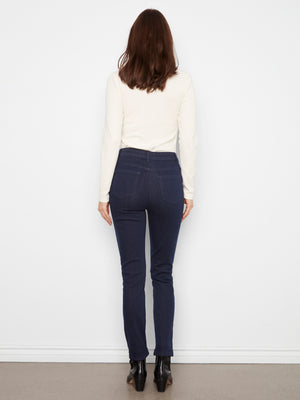 Cuffed Pant — Blue/Black