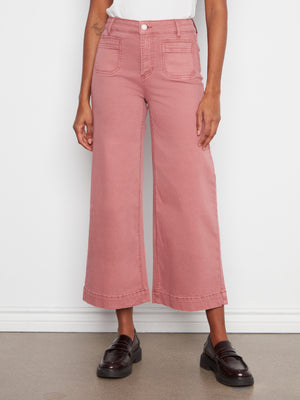 Patch Pocket Jean — Rose Bud