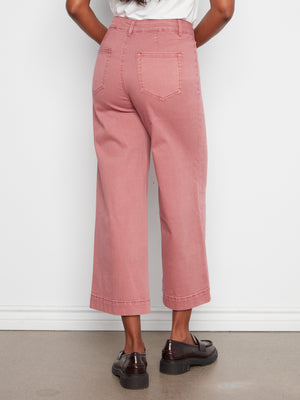 Patch Pocket Jean — Rose Bud