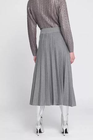 Sweater Skirt — Grey