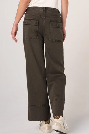 Utility Relaxed Straight Leg Pant — Mosswood
