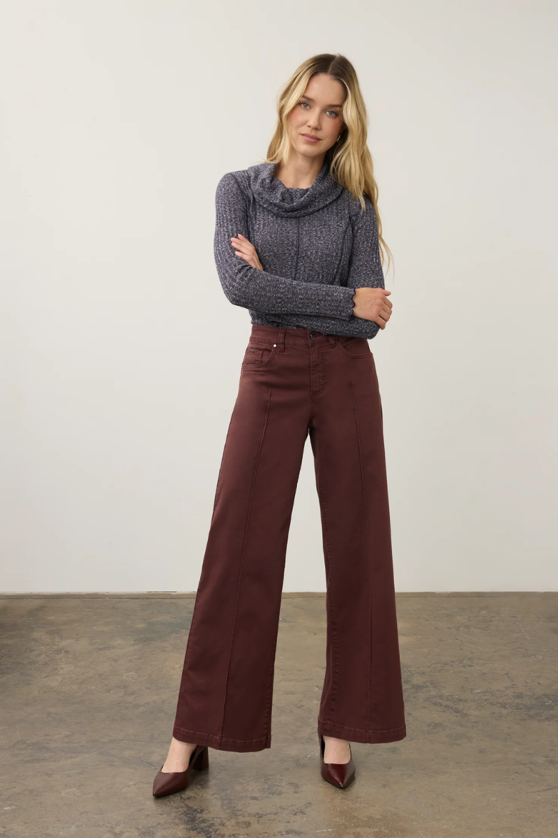 Olivia Wide Leg Pant — Fig