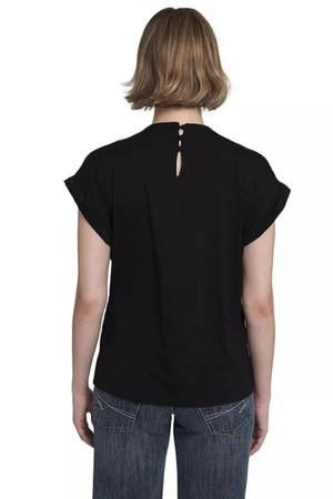 Necklace Tee — Black
