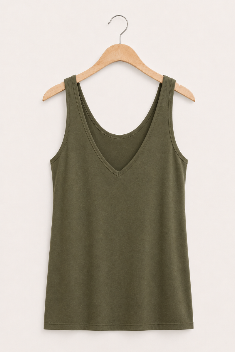 Reversible Tank — Olive