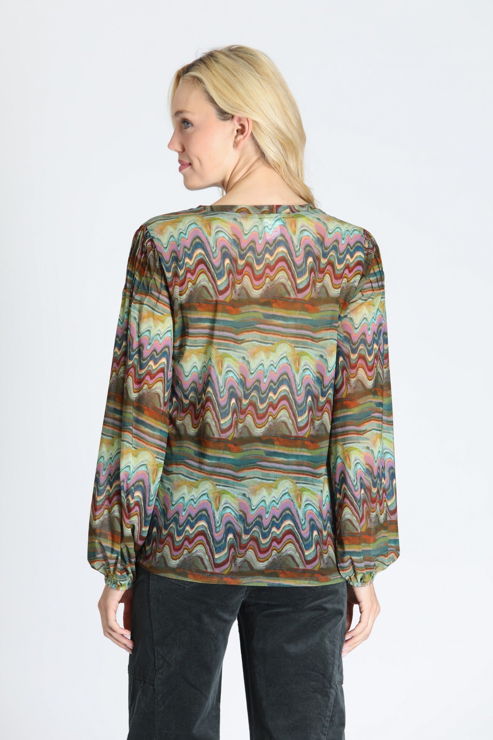 Printed Top — Canyon Dusk Multi