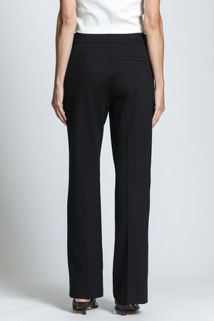 Center Seam Ponte Pant — Black