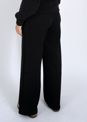 Drawstring Pull-On Pant — Black