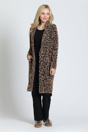 Leopard Coat — Mocha