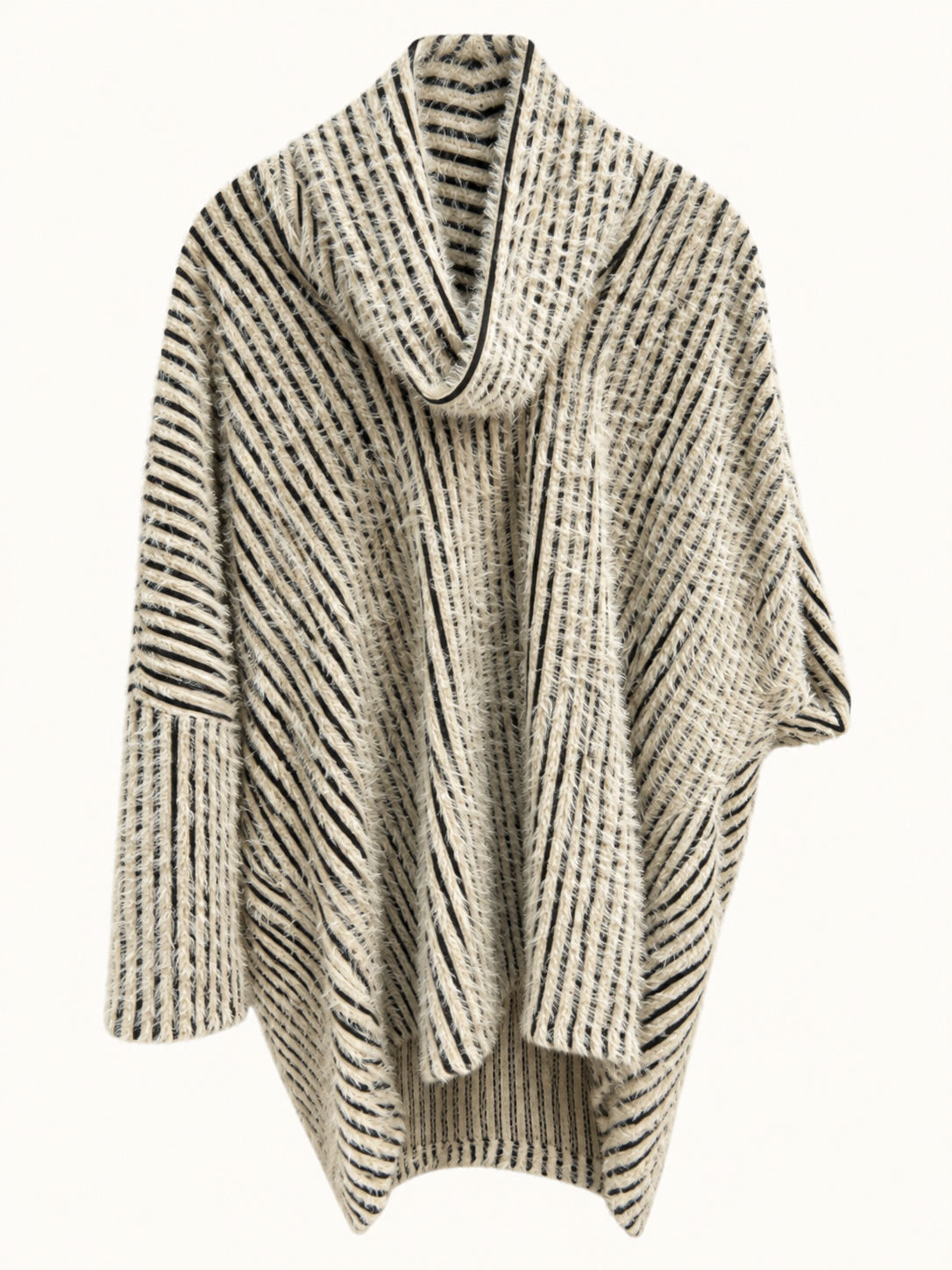 Knit Pullover — Black/Cream